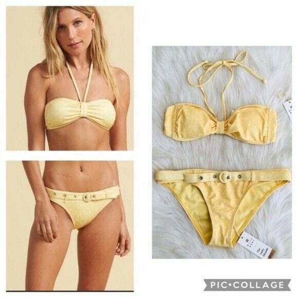 NWT Billabong x The Salty Blonde Sundipped 2-Piece Swimsuit Medium